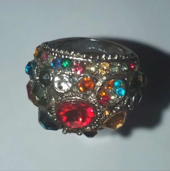 Pretty Multi Colored Rhinestone Ring! - Picture 5 of 5